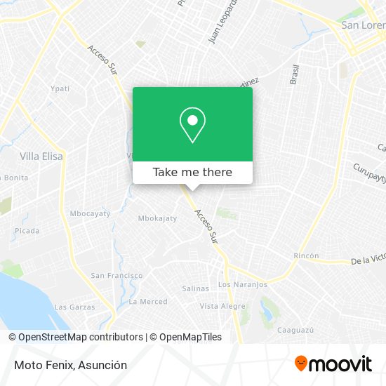 Moto Fenix map