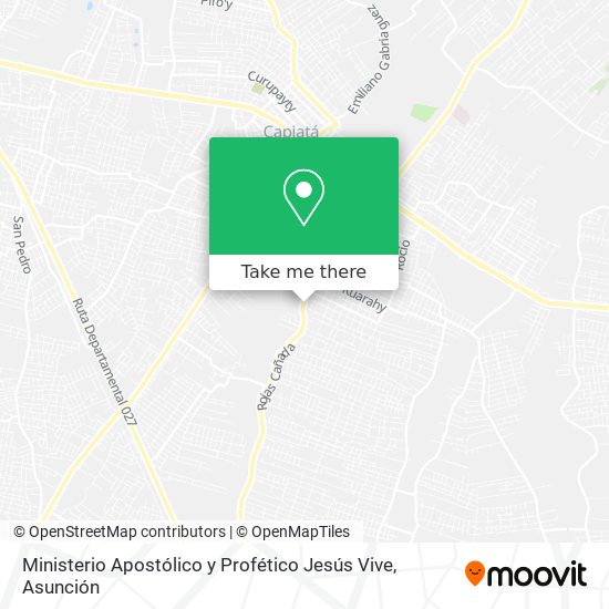 Ministerio Apostólico y Profético Jesús Vive map