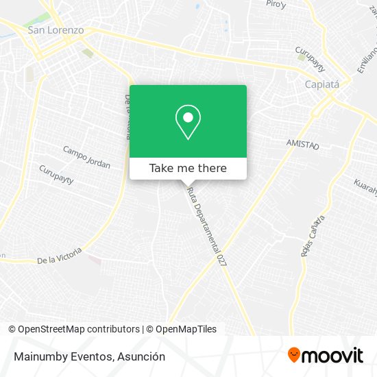 Mapa de Mainumby Eventos