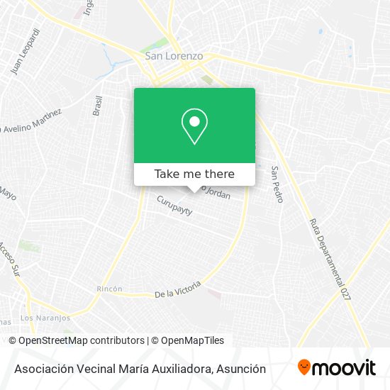 Asociación Vecinal María Auxiliadora map