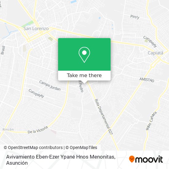 Avivamiento Eben-Ezer Ypané Hnos Menonitas map