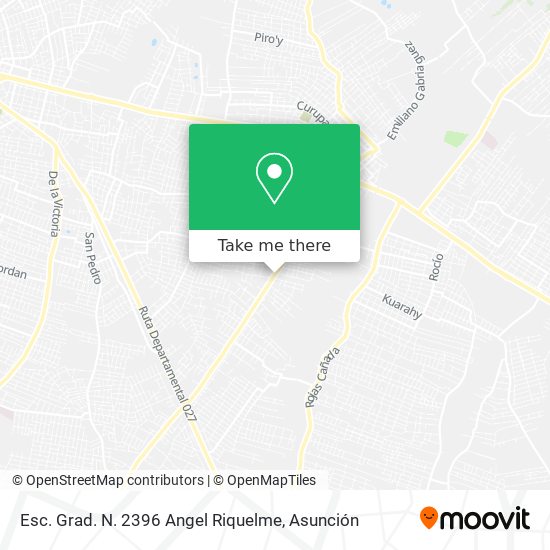 Esc. Grad. N. 2396 Angel Riquelme map