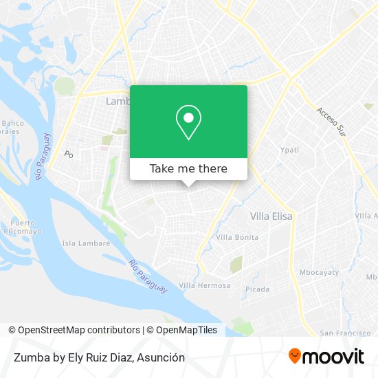 Zumba by Ely Ruiz Diaz map