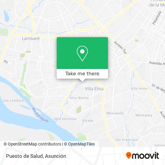 Puesto de Salud map