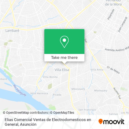 Elias Comercial Ventas de Electrodomesticos en General map