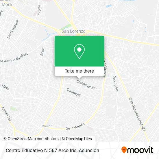 Centro Educativo N 567 Arco Iris map