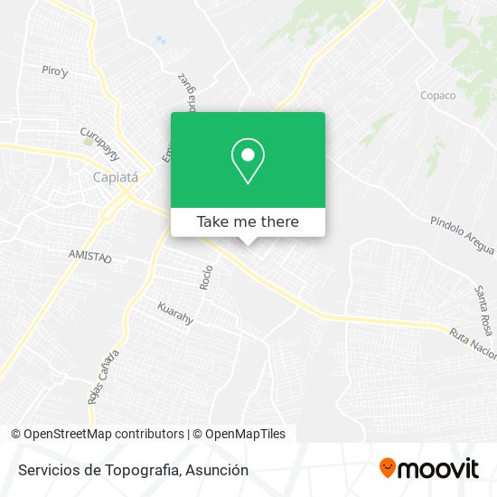 Mapa de Servicios de Topografia