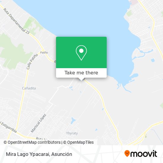 Mira Lago Ypacarai map