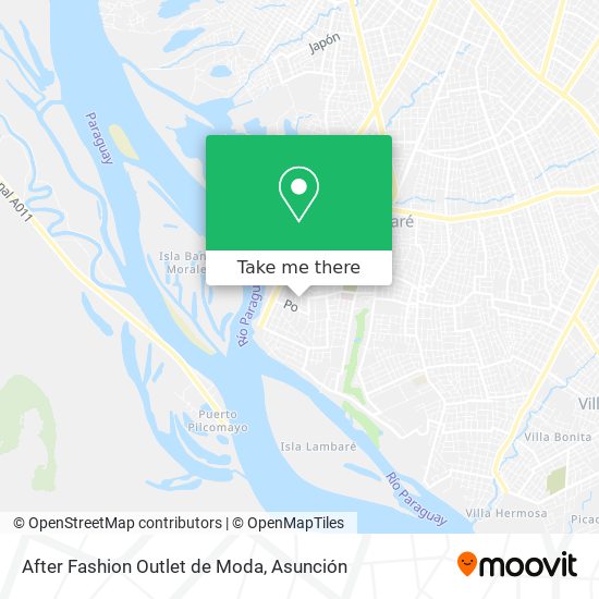 After Fashion Outlet de Moda map