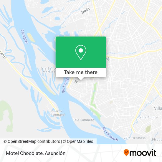 Motel Chocolate map