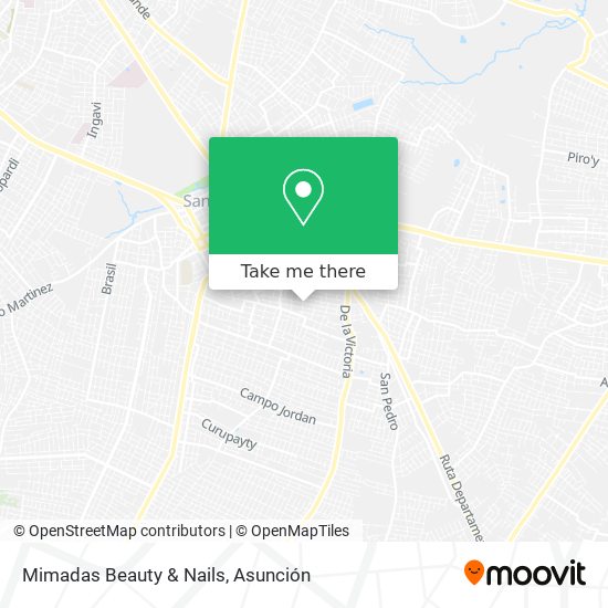 Mimadas Beauty & Nails map