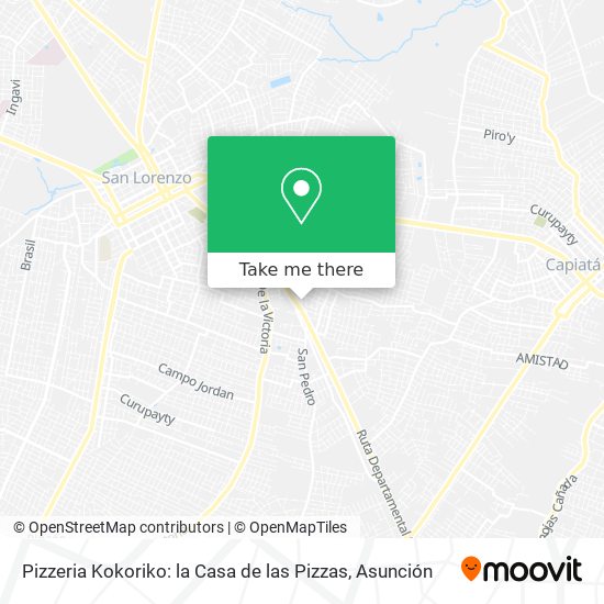 Pizzeria Kokoriko: la Casa de las Pizzas map