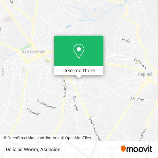Delicias Woom map