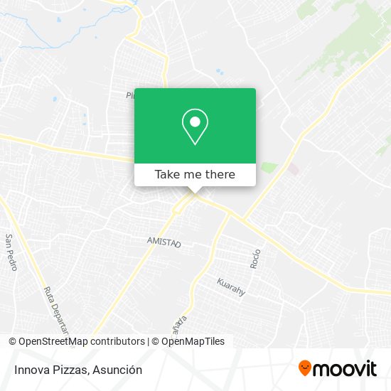 Innova Pizzas map