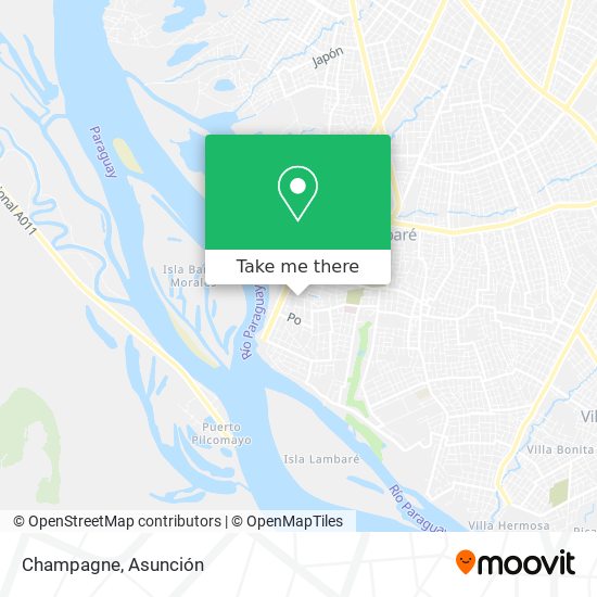 Mapa de Champagne