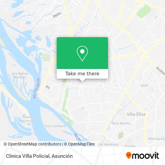 Mapa de Clinica Villa Policial