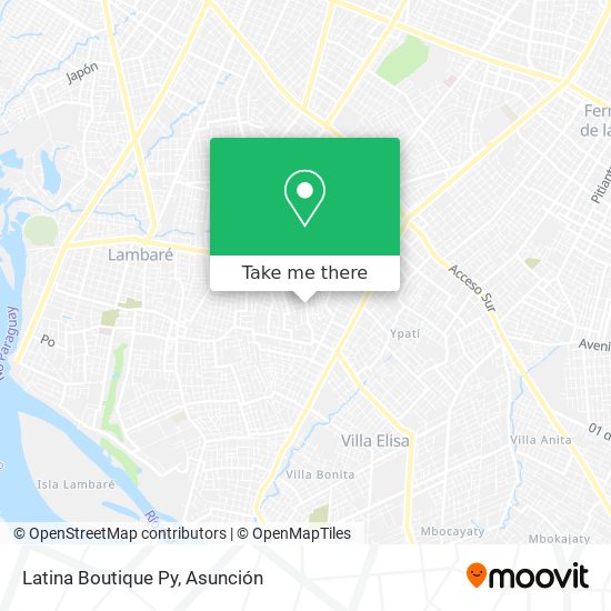 Latina Boutique Py map