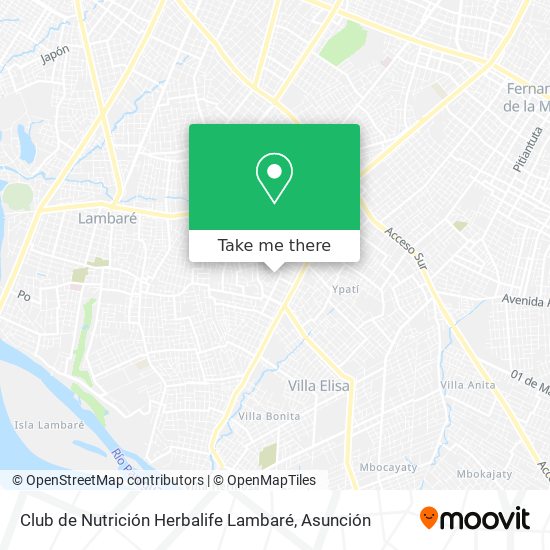 Club de Nutrición Herbalife Lambaré map