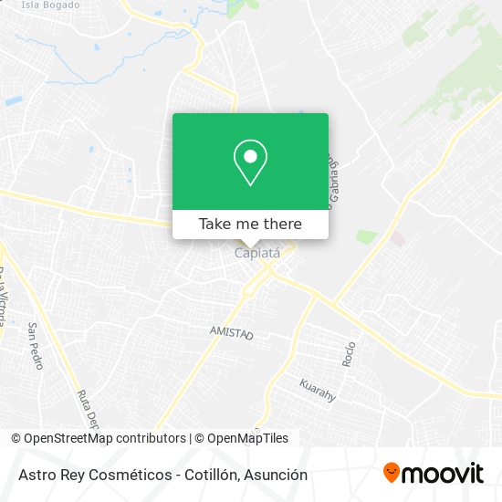 Astro Rey Cosméticos - Cotillón map