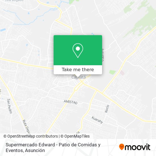 Mapa de Supermercado Edward - Patio de Comidas y Eventos