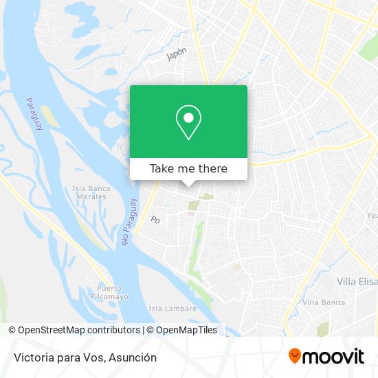 Victoria para Vos map