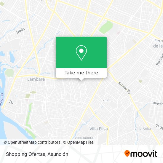 Mapa de Shopping Ofertas