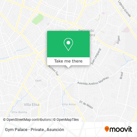 Gym Palace - Private. map