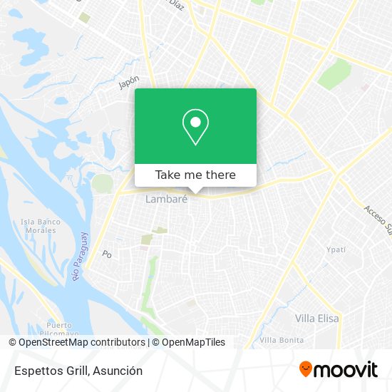 Espettos Grill map