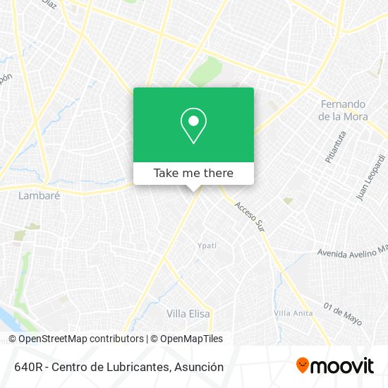 640R - Centro de Lubricantes map