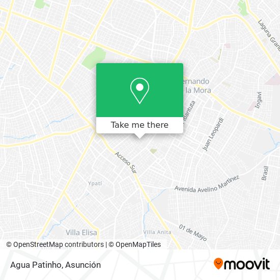 Agua Patinho map