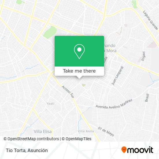 Tio Torta map
