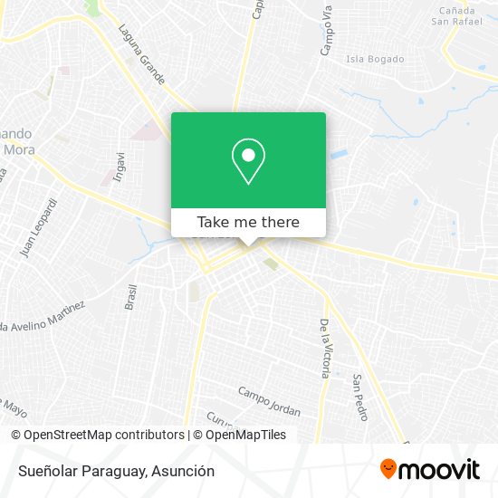 Mapa de Sueñolar Paraguay