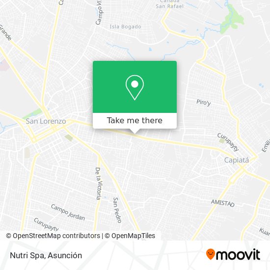 Mapa de Nutri Spa