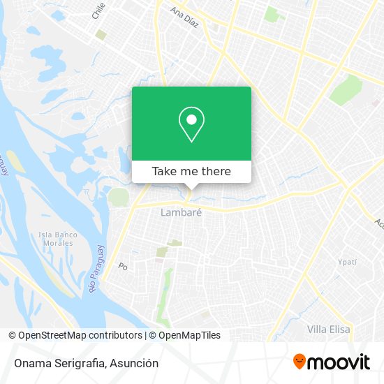 Mapa de Onama Serigrafia
