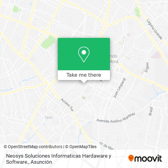 Neosys Soluciones Informaticas Hardaware y Software. map