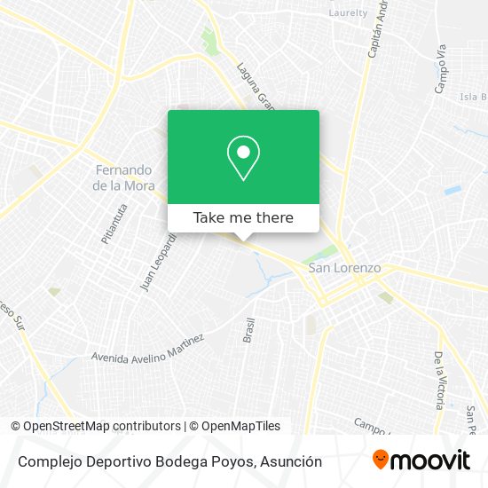 Complejo Deportivo Bodega Poyos map