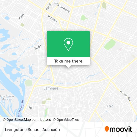 Livingstone School map