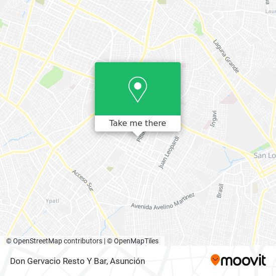 Don Gervacio Resto Y Bar map