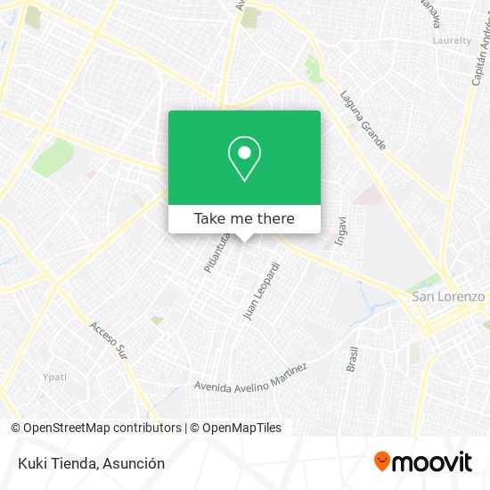Kuki Tienda map