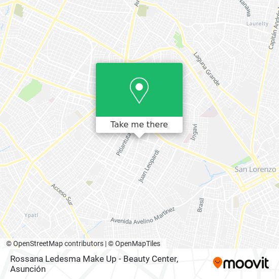 Rossana Ledesma Make Up - Beauty Center map