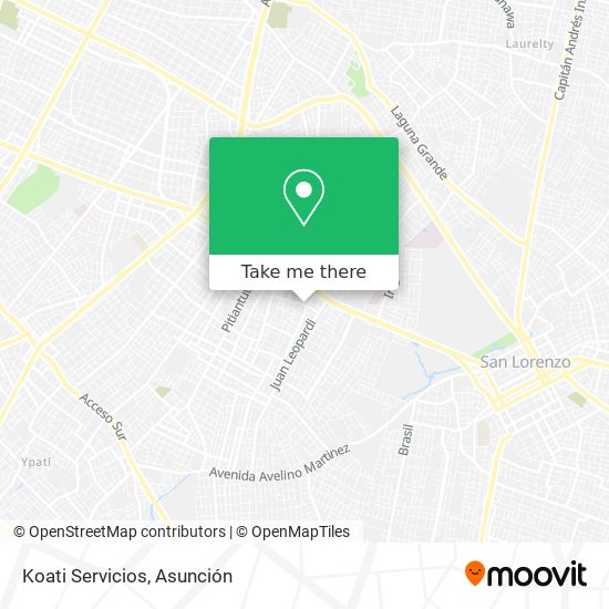 Mapa de Koati Servicios