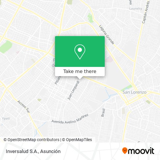 Inversalud S.A. map