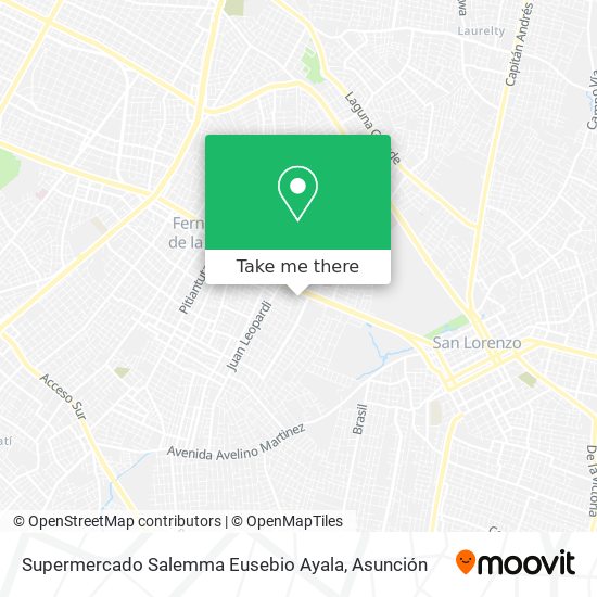 Supermercado Salemma Eusebio Ayala map