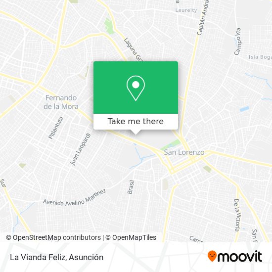 La Vianda Feliz map