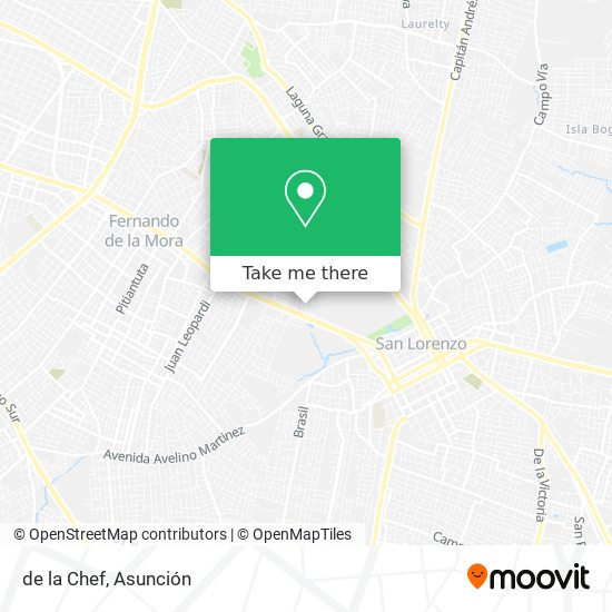 Mapa de de la Chef