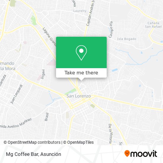 Mg Coffee Bar map