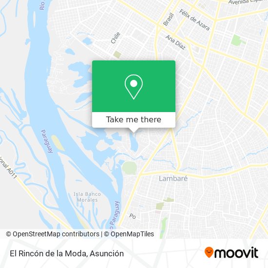 Mapa de El Rincón de la Moda