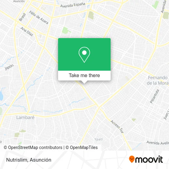 Nutrislim map