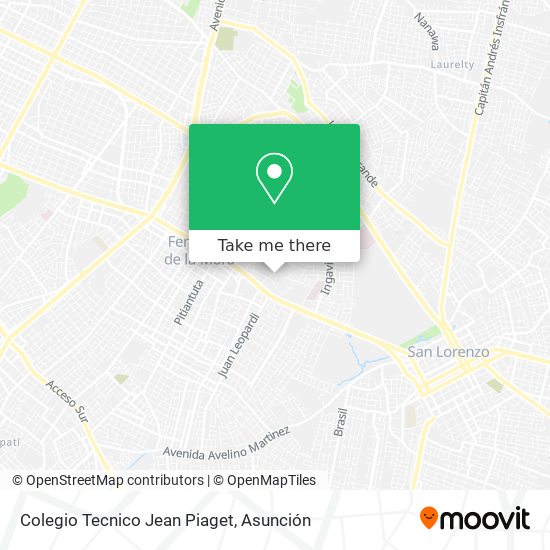 Colegio Tecnico Jean Piaget map