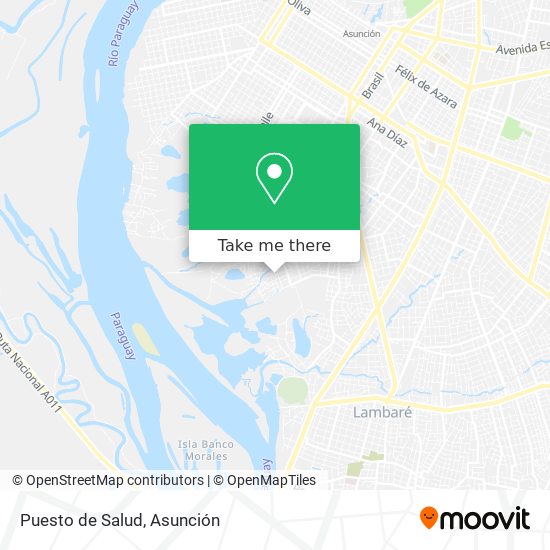 Puesto de Salud map